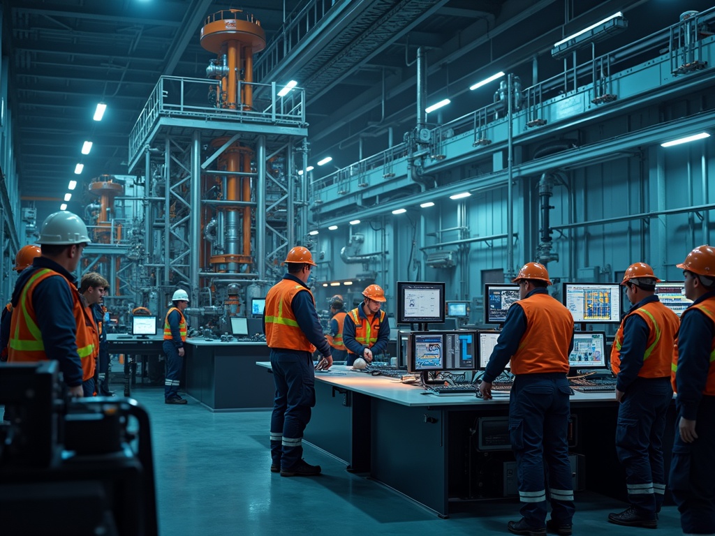 Industrial biomass plant